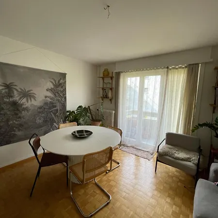 Stylish 3-room Altbau Flat Balcony & Office Apartment Zurich